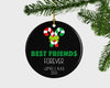 Best Friends Forever Christmas Ornament, Personalized BFF  Christmas Ornament, Best Friends Forever Gift, Christmas Ornament For Friend