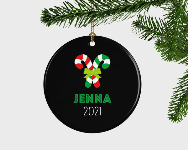 Christmas Eve Box Filler Ideas, Candy Cane Christmas Ornament, Personalized Christmas Ornament, Kids Christmas Ornament, Ornament For Child